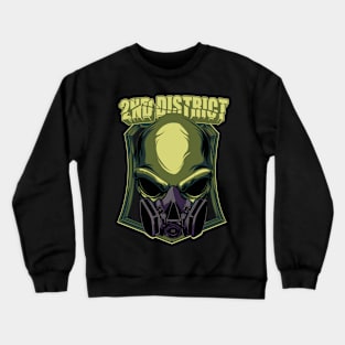 alien mask Crewneck Sweatshirt